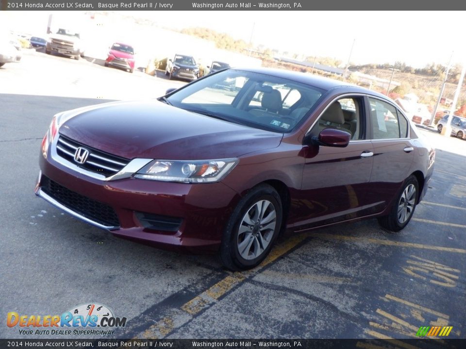 2014 Honda Accord LX Sedan Basque Red Pearl II / Ivory Photo #5