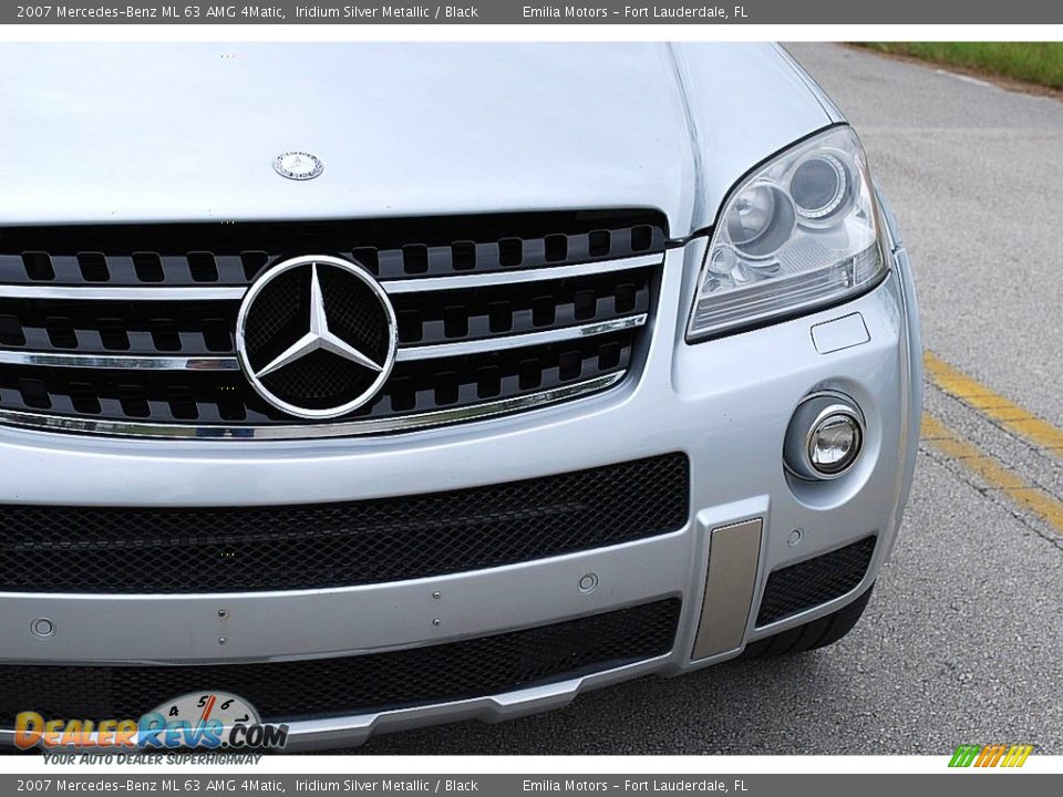 2007 Mercedes-Benz ML 63 AMG 4Matic Iridium Silver Metallic / Black Photo #6