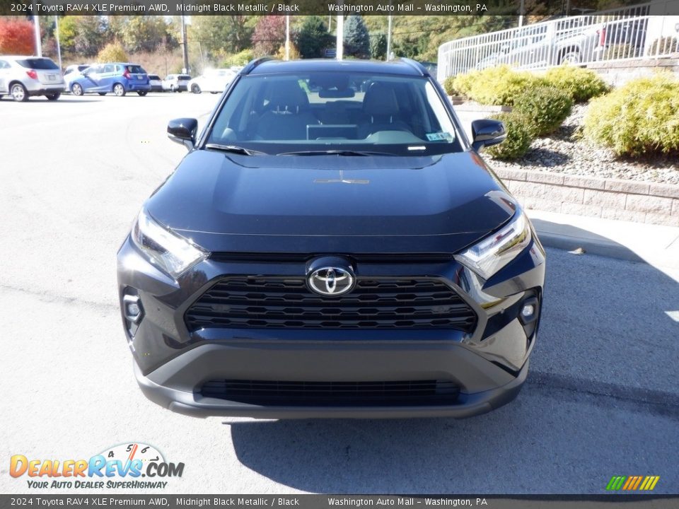 2024 Toyota RAV4 XLE Premium AWD Midnight Black Metallic / Black Photo #4