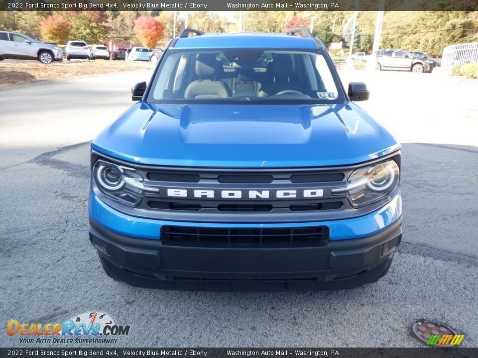 Velocity Blue Metallic 2022 Ford Bronco Sport Big Bend 4x4 Photo #4