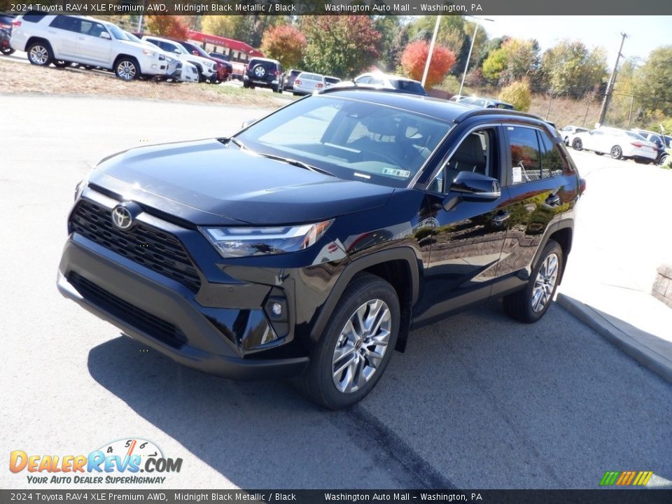 2024 Toyota RAV4 XLE Premium AWD Midnight Black Metallic / Black Photo #5