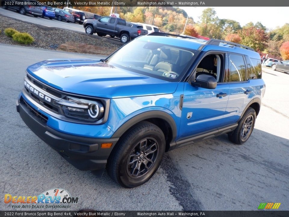 Velocity Blue Metallic 2022 Ford Bronco Sport Big Bend 4x4 Photo #5