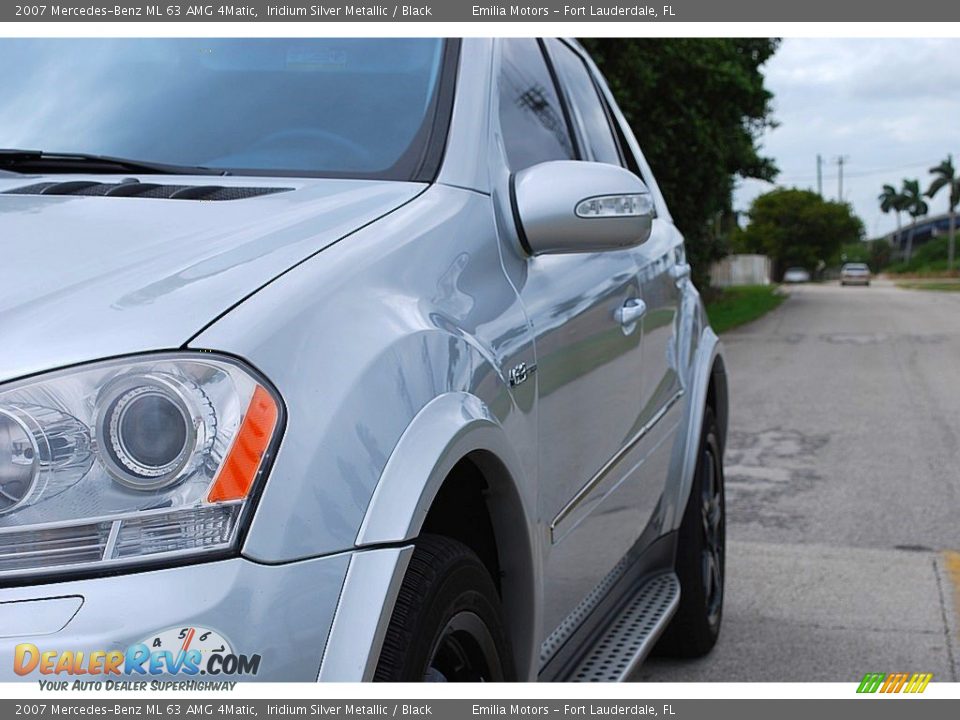 2007 Mercedes-Benz ML 63 AMG 4Matic Iridium Silver Metallic / Black Photo #8