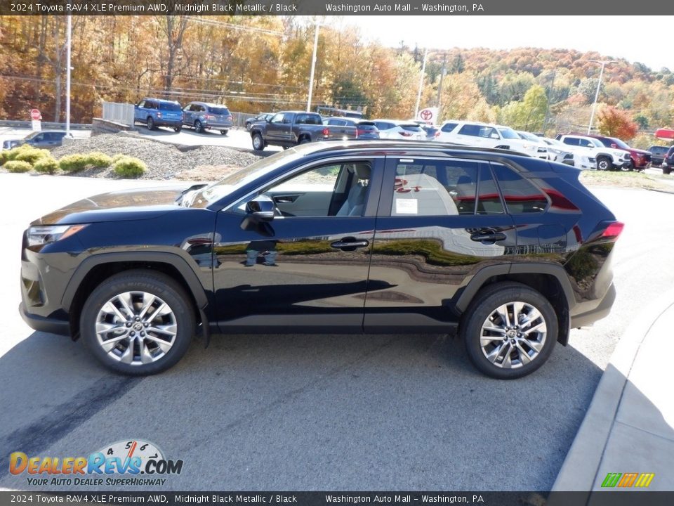 Midnight Black Metallic 2024 Toyota RAV4 XLE Premium AWD Photo #6