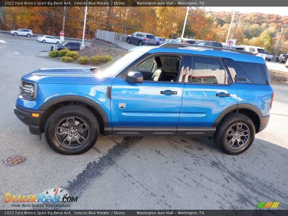 Velocity Blue Metallic 2022 Ford Bronco Sport Big Bend 4x4 Photo #6