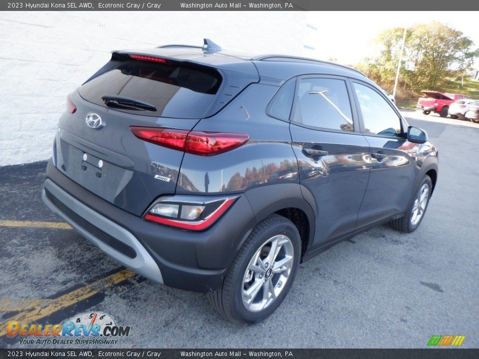 2023 Hyundai Kona SEL AWD Ecotronic Gray / Gray Photo #6