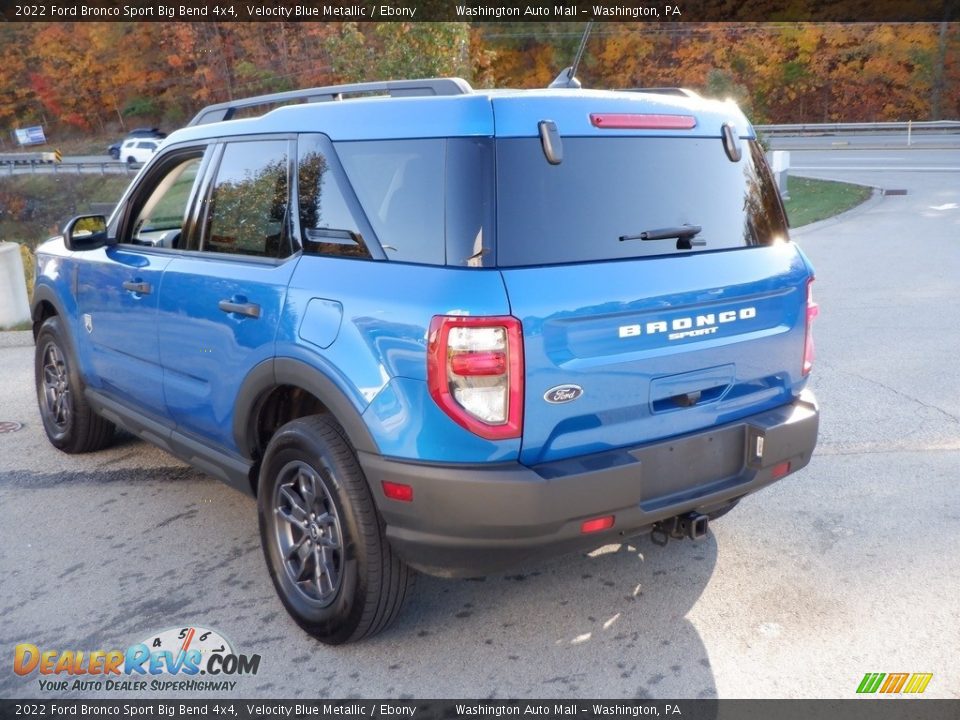 Velocity Blue Metallic 2022 Ford Bronco Sport Big Bend 4x4 Photo #7