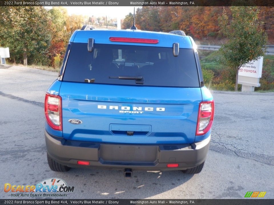 Velocity Blue Metallic 2022 Ford Bronco Sport Big Bend 4x4 Photo #8