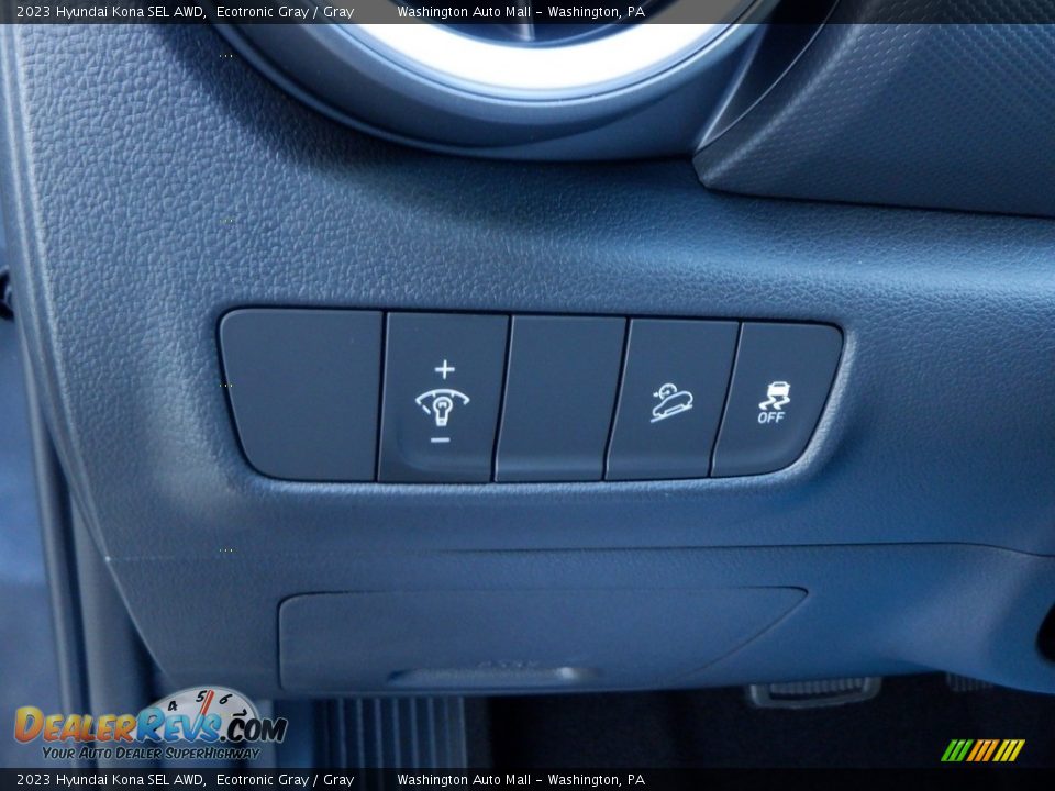 2023 Hyundai Kona SEL AWD Ecotronic Gray / Gray Photo #10