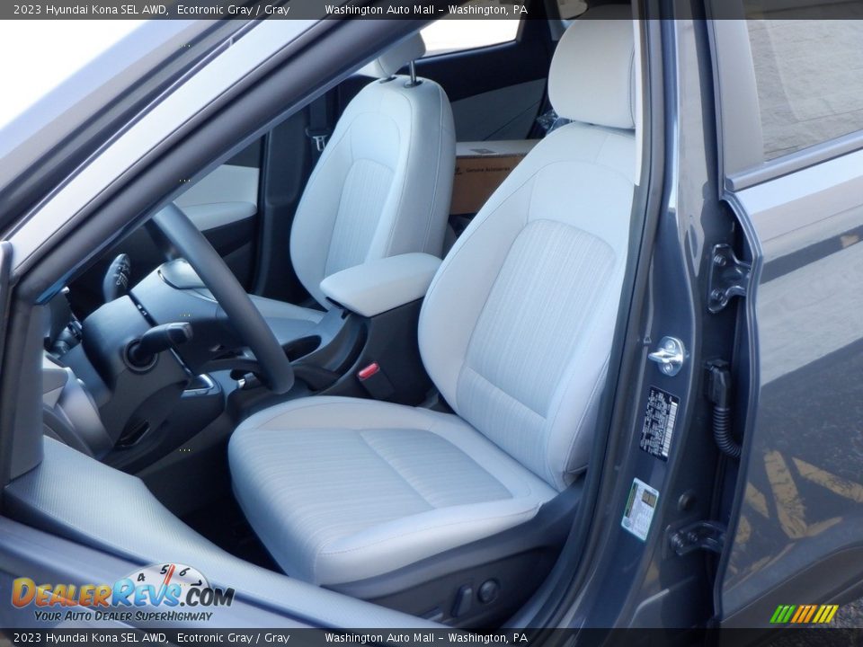 Front Seat of 2023 Hyundai Kona SEL AWD Photo #11