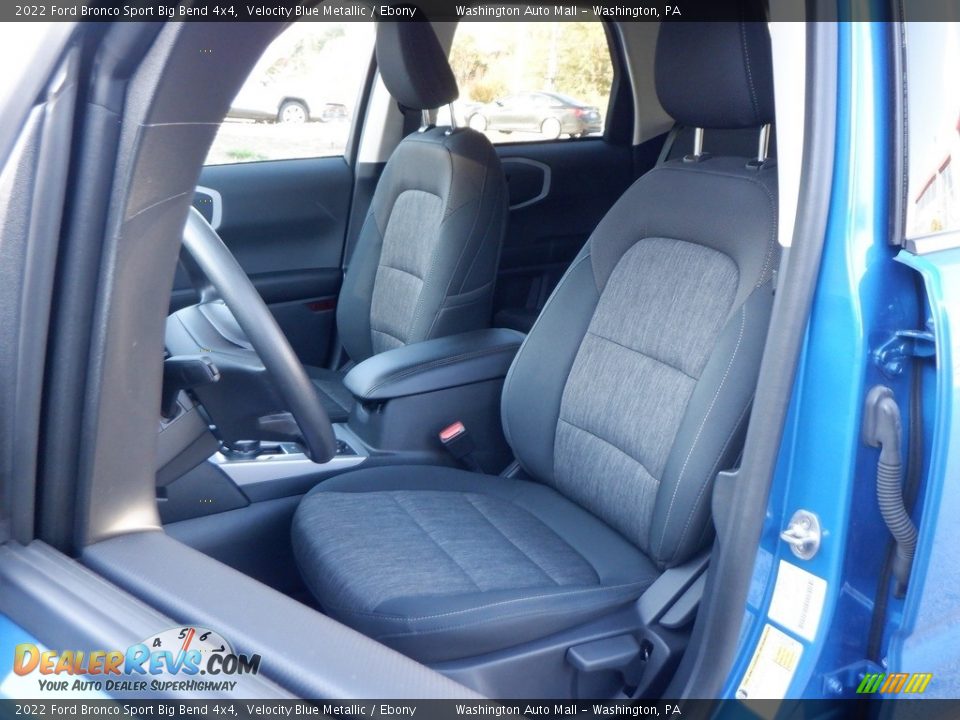 Front Seat of 2022 Ford Bronco Sport Big Bend 4x4 Photo #13
