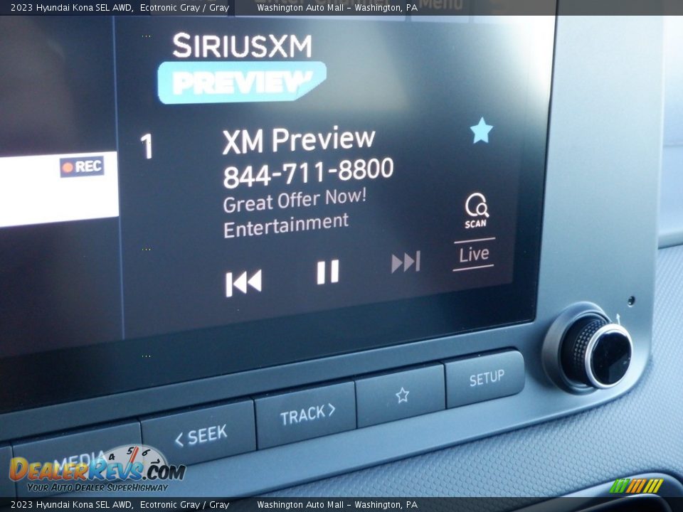 2023 Hyundai Kona SEL AWD Ecotronic Gray / Gray Photo #17