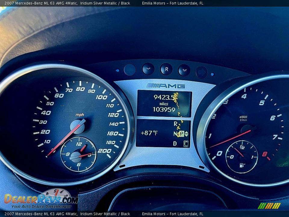 2007 Mercedes-Benz ML 63 AMG 4Matic Gauges Photo #21