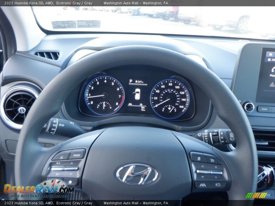 2023 Hyundai Kona SEL AWD Steering Wheel Photo #21
