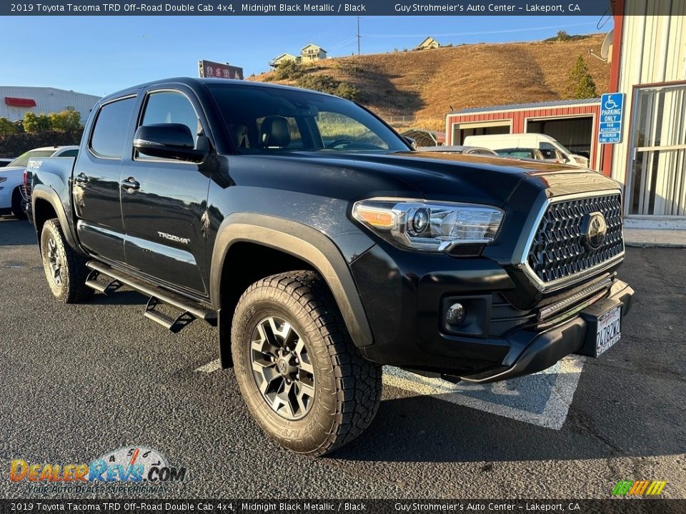 2019 Toyota Tacoma TRD Off-Road Double Cab 4x4 Midnight Black Metallic / Black Photo #1