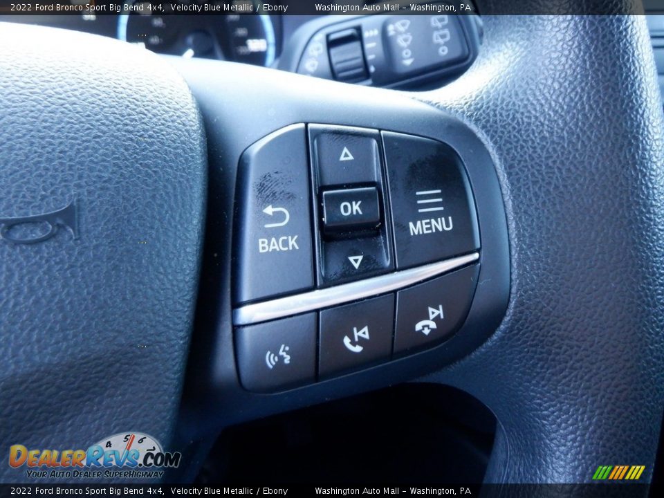 2022 Ford Bronco Sport Big Bend 4x4 Steering Wheel Photo #26