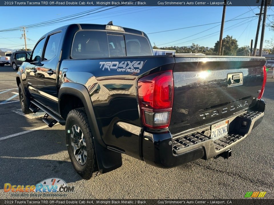 2019 Toyota Tacoma TRD Off-Road Double Cab 4x4 Midnight Black Metallic / Black Photo #4