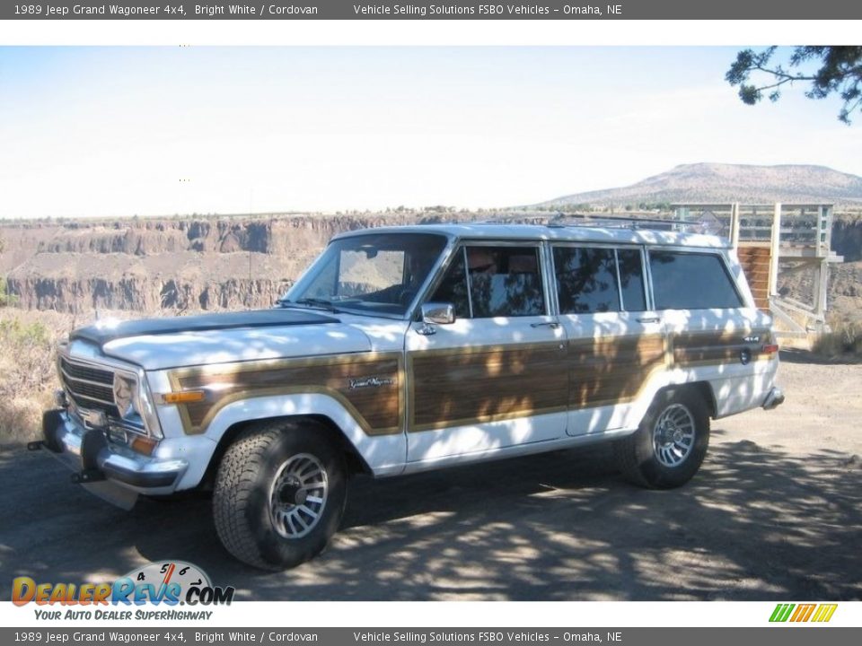 Front 3/4 View of 1989 Jeep Grand Wagoneer 4x4 Photo #4