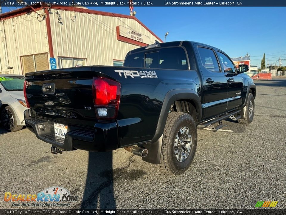 2019 Toyota Tacoma TRD Off-Road Double Cab 4x4 Midnight Black Metallic / Black Photo #6