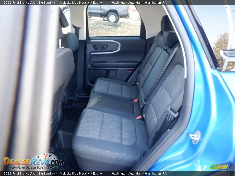 Rear Seat of 2022 Ford Bronco Sport Big Bend 4x4 Photo #29