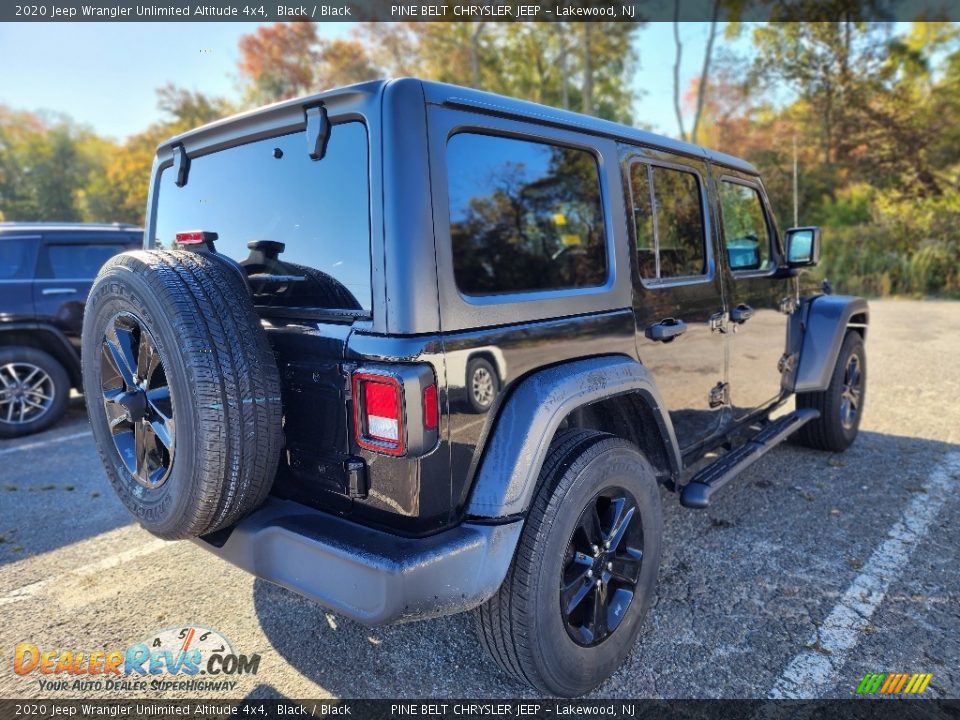 2020 Jeep Wrangler Unlimited Altitude 4x4 Black / Black Photo #3