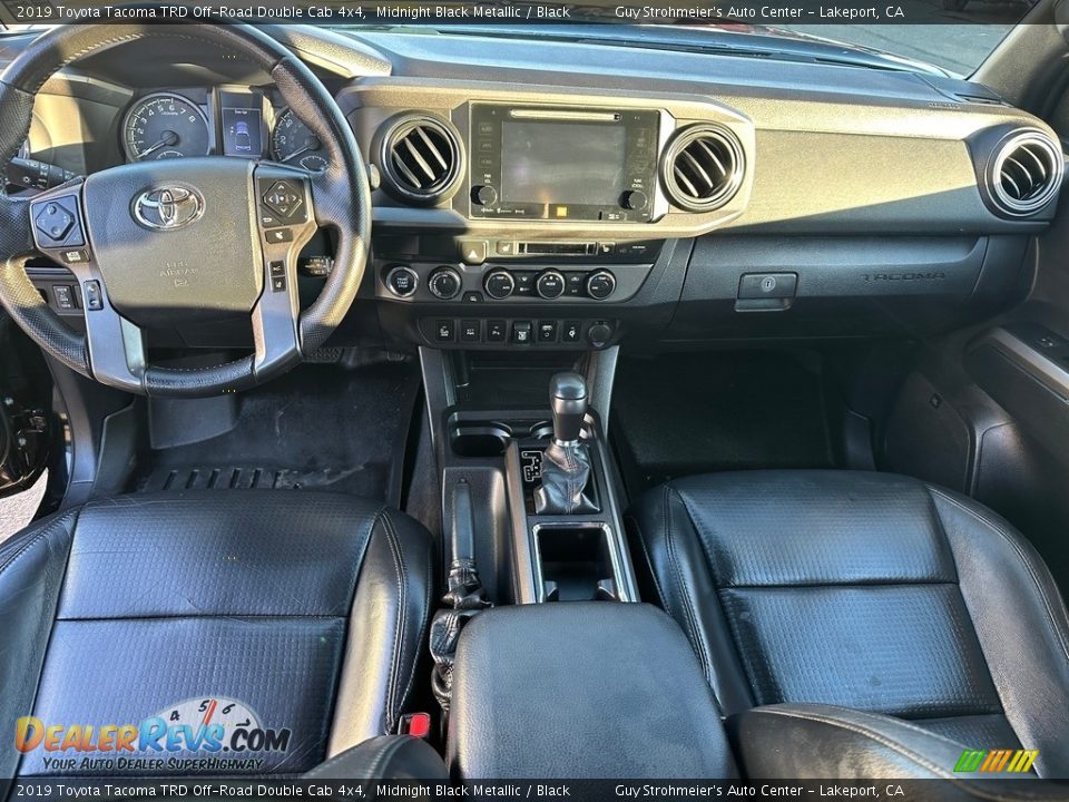 2019 Toyota Tacoma TRD Off-Road Double Cab 4x4 Midnight Black Metallic / Black Photo #13
