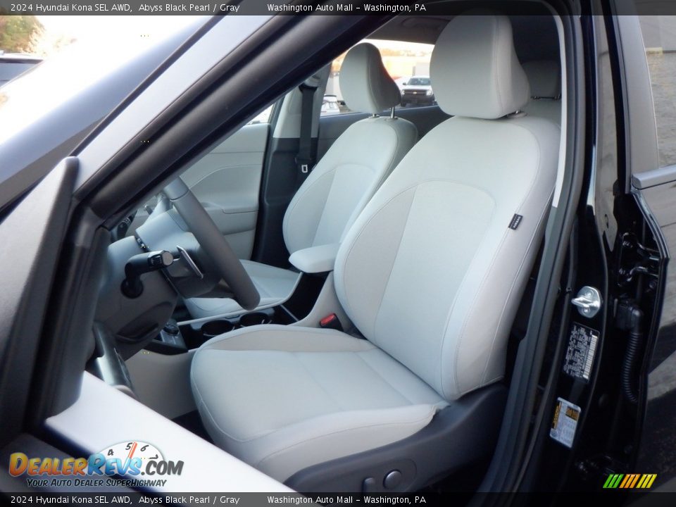 Front Seat of 2024 Hyundai Kona SEL AWD Photo #10