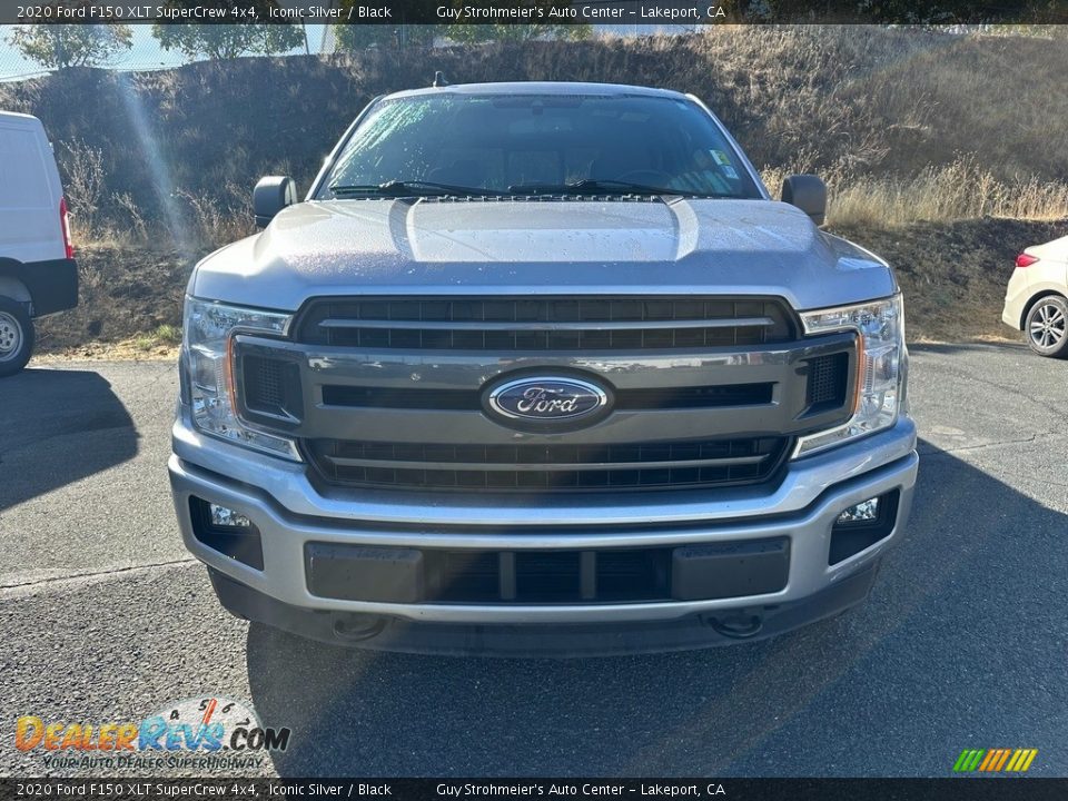 2020 Ford F150 XLT SuperCrew 4x4 Iconic Silver / Black Photo #2