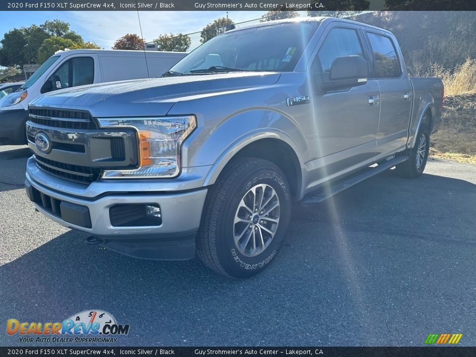 2020 Ford F150 XLT SuperCrew 4x4 Iconic Silver / Black Photo #3