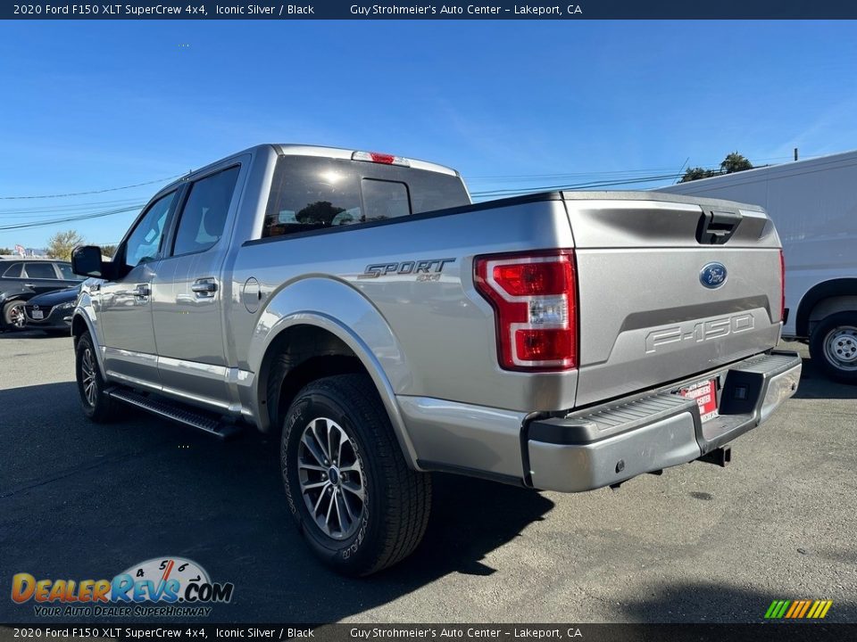 2020 Ford F150 XLT SuperCrew 4x4 Iconic Silver / Black Photo #4