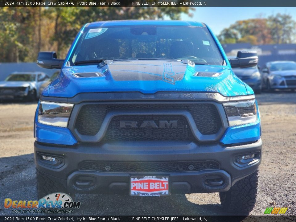 2024 Ram 1500 Rebel Crew Cab 4x4 Hydro Blue Pearl / Black Photo #2