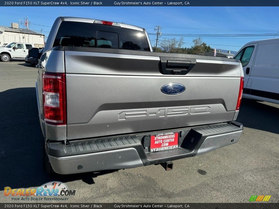 2020 Ford F150 XLT SuperCrew 4x4 Iconic Silver / Black Photo #5