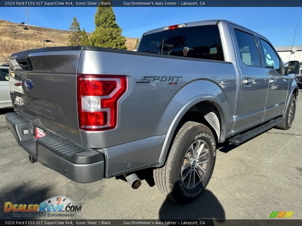 2020 Ford F150 XLT SuperCrew 4x4 Iconic Silver / Black Photo #6