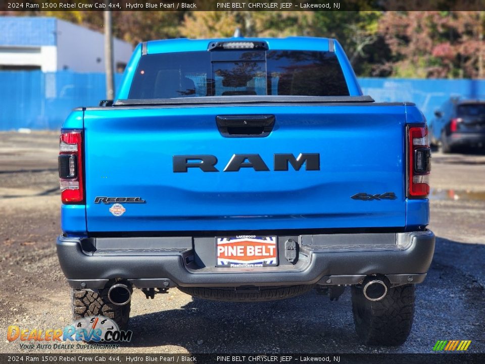 2024 Ram 1500 Rebel Crew Cab 4x4 Hydro Blue Pearl / Black Photo #6