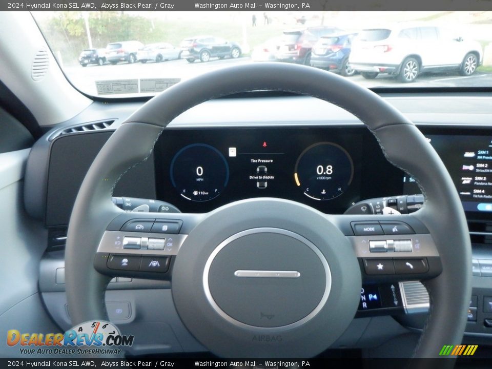 2024 Hyundai Kona SEL AWD Steering Wheel Photo #20