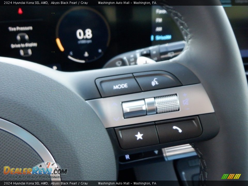 2024 Hyundai Kona SEL AWD Steering Wheel Photo #22