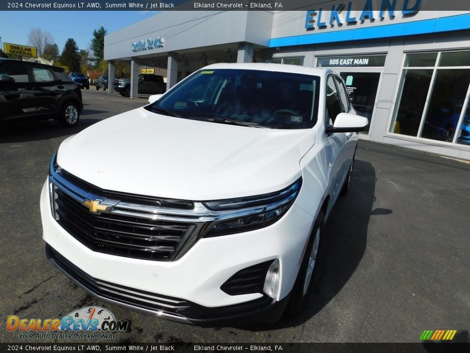 2024 Chevrolet Equinox LT AWD Summit White / Jet Black Photo #3