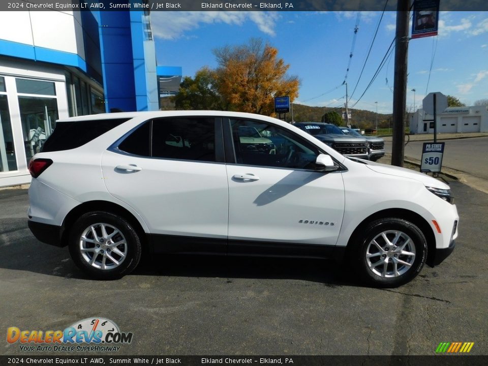 Summit White 2024 Chevrolet Equinox LT AWD Photo #7