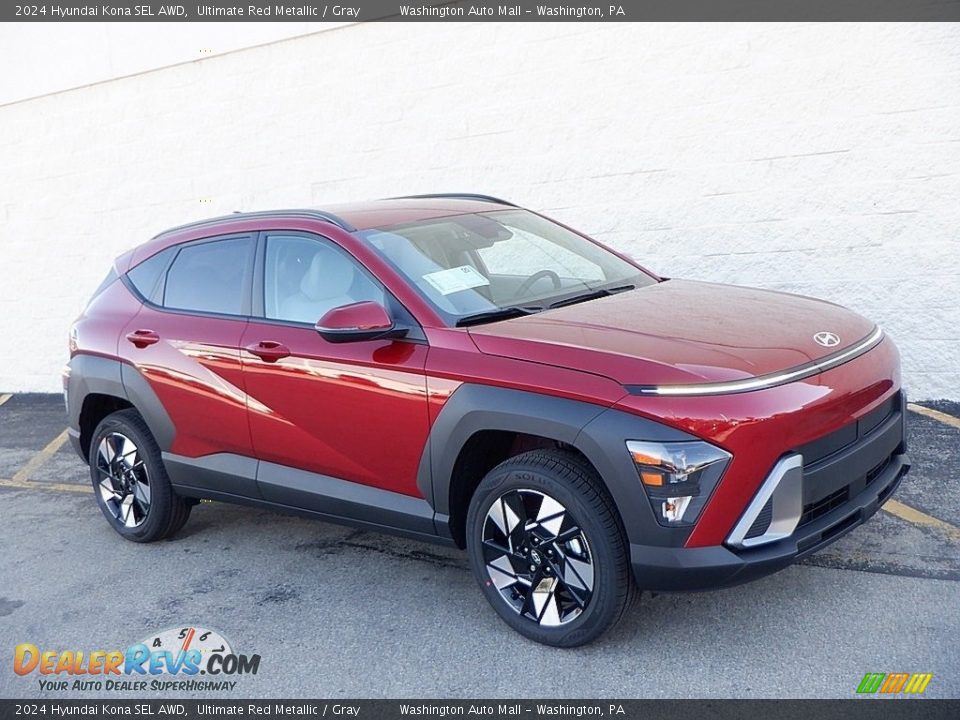 Front 3/4 View of 2024 Hyundai Kona SEL AWD Photo #1