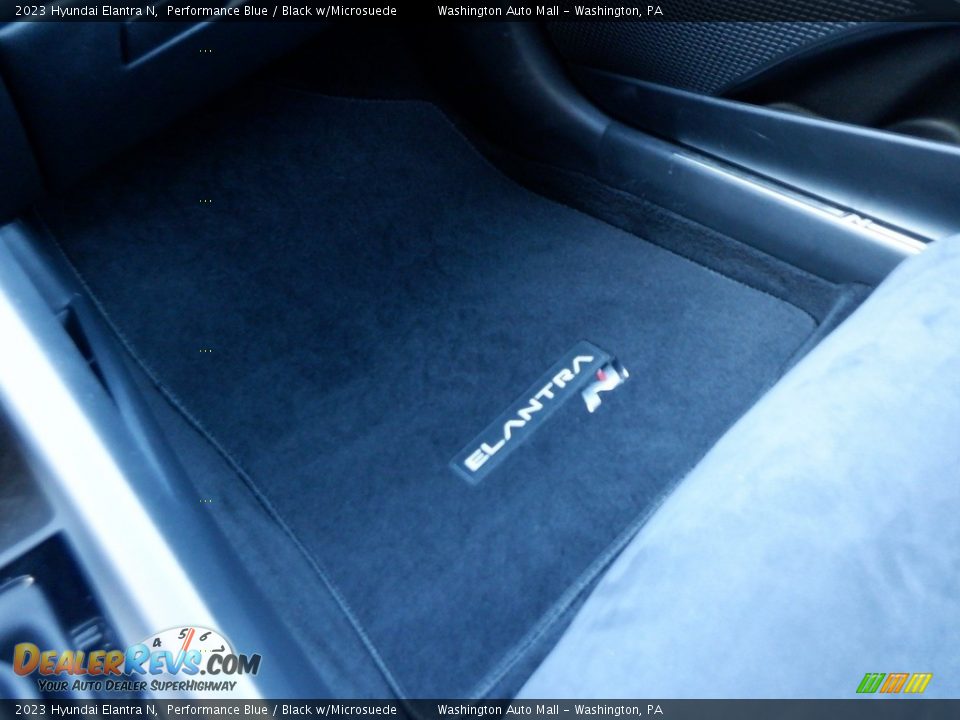 2023 Hyundai Elantra N Performance Blue / Black w/Microsuede Photo #26