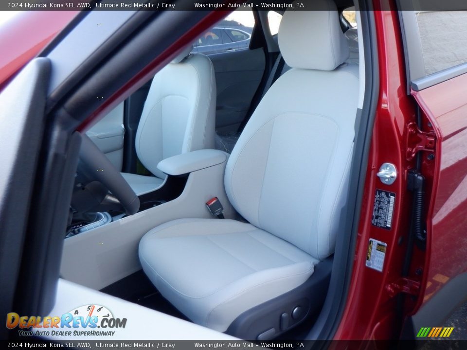 Front Seat of 2024 Hyundai Kona SEL AWD Photo #9