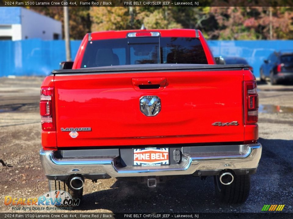 2024 Ram 1500 Laramie Crew Cab 4x4 Flame Red / Black Photo #6