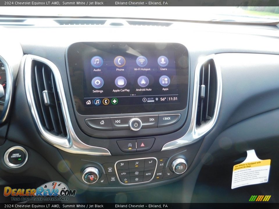 2024 Chevrolet Equinox LT AWD Summit White / Jet Black Photo #29