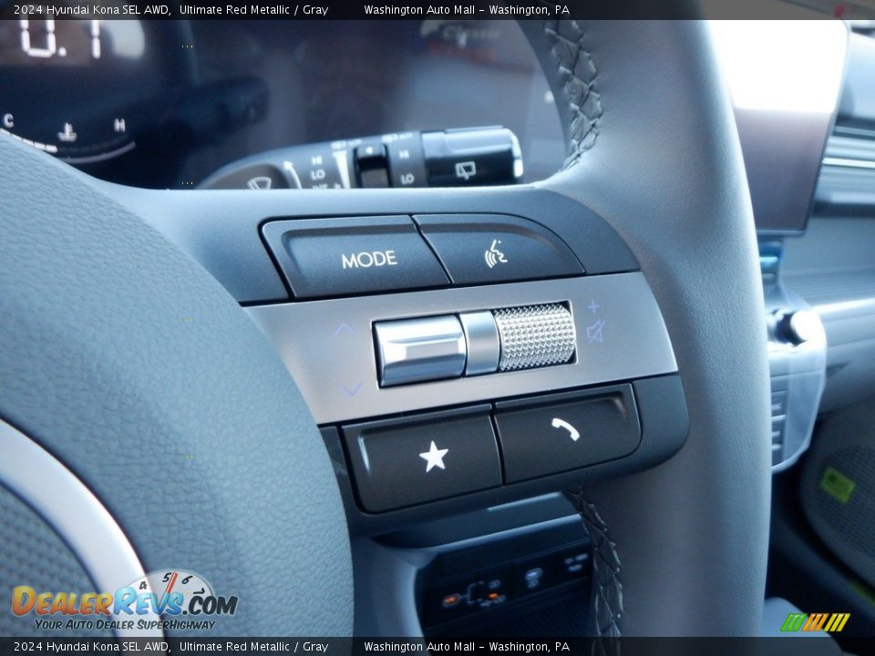 2024 Hyundai Kona SEL AWD Steering Wheel Photo #22