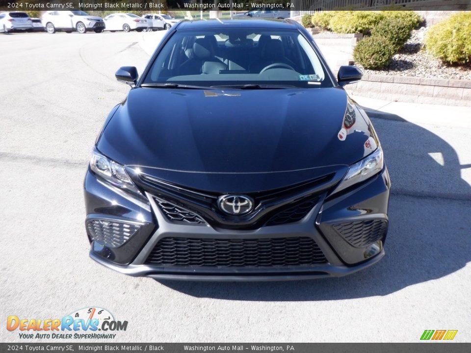 2024 Toyota Camry SE Midnight Black Metallic / Black Photo #4