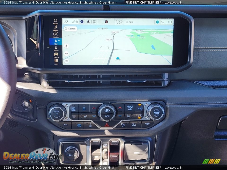 Navigation of 2024 Jeep Wrangler 4-Door High Altitude 4xe Hybrid Photo #12