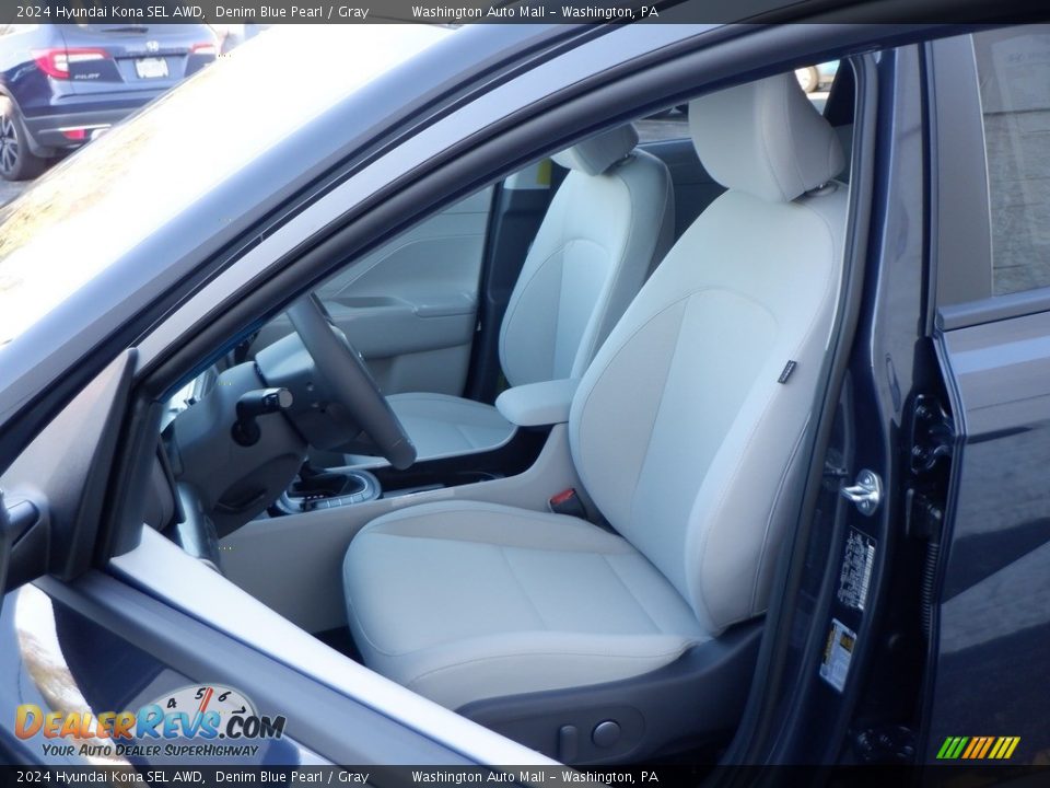 Front Seat of 2024 Hyundai Kona SEL AWD Photo #11