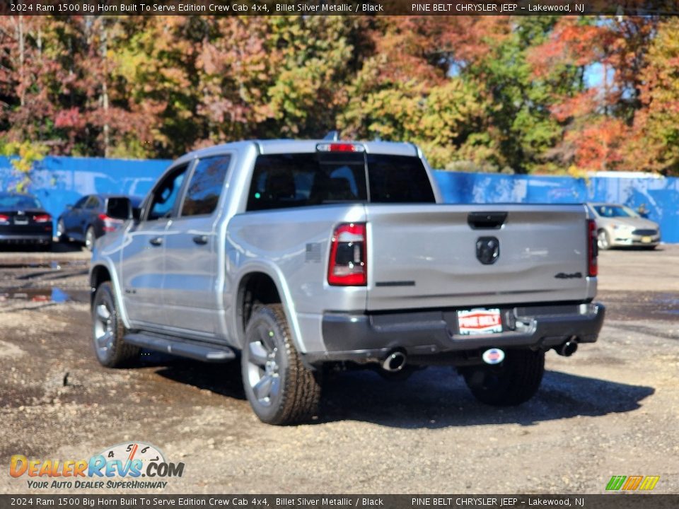 2024 Ram 1500 Big Horn Built To Serve Edition Crew Cab 4x4 Billet Silver Metallic / Black Photo #4