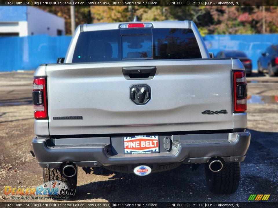 2024 Ram 1500 Big Horn Built To Serve Edition Crew Cab 4x4 Billet Silver Metallic / Black Photo #6