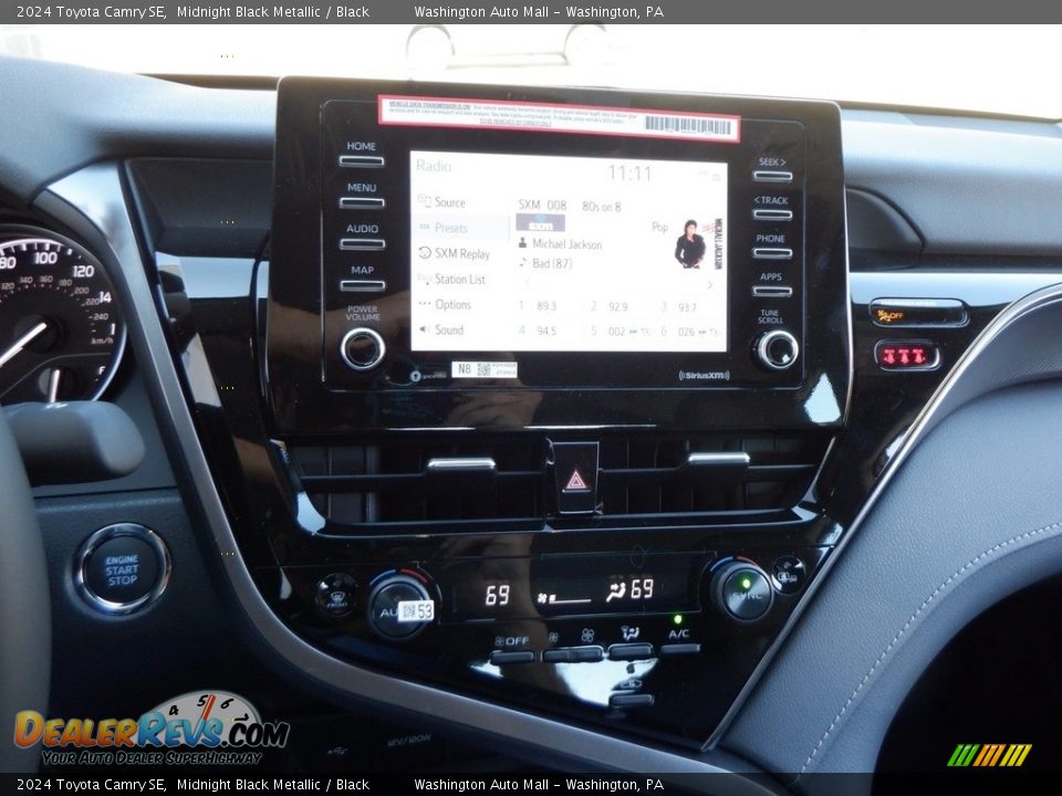 Controls of 2024 Toyota Camry SE Photo #17